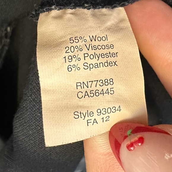 J. Crew Minnie Black Wool Pants - Picture 5 of 5